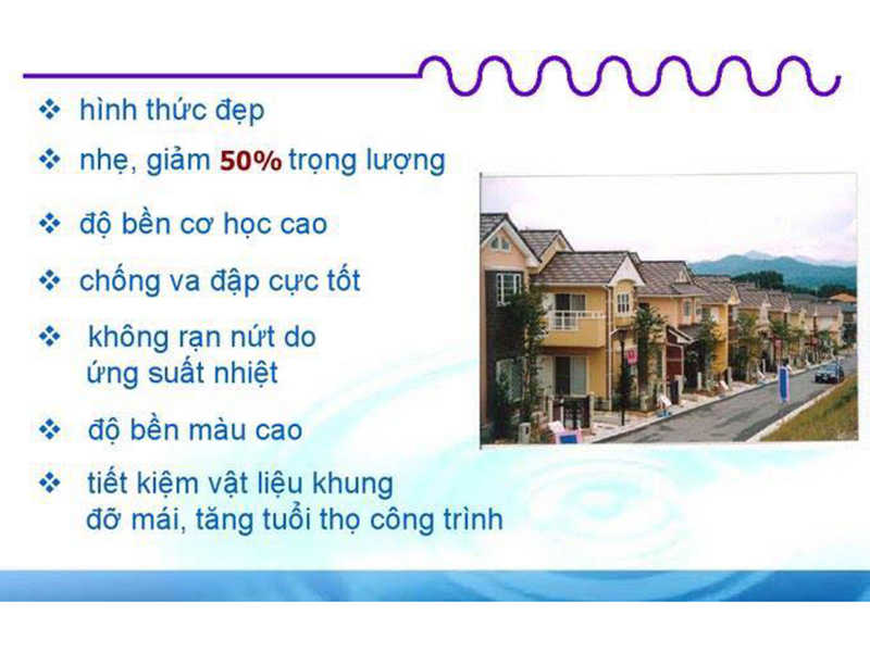 Hình 2: Công nghệ sản xuất hiện đại tạo ra sản phẩm ngói màu chất lượng cao, nhiều tính năng ưu Việt