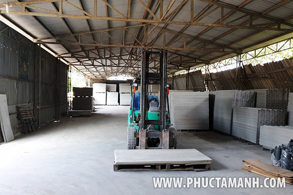 Kho chứa tấm cemboard