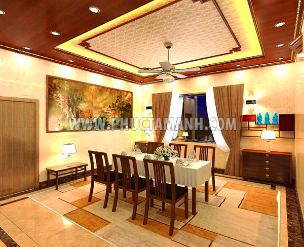 Tấm nhựa ốp trần PVC giả gỗ